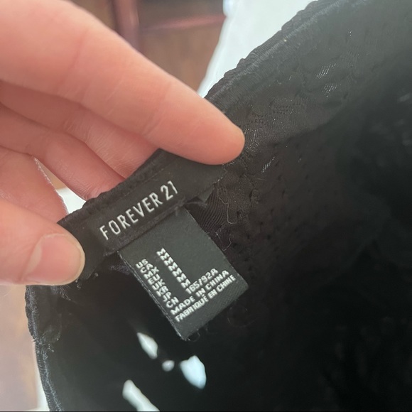 NWOT textured Forever 21 mini dress - Picture 3 of 6